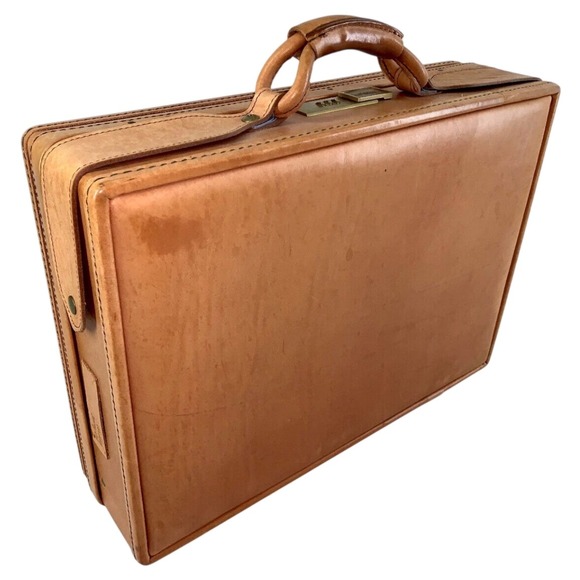 Hartmann Other - Vintage Hartmann Belting Leather Attache Briefcase Tan USA 18x13x5